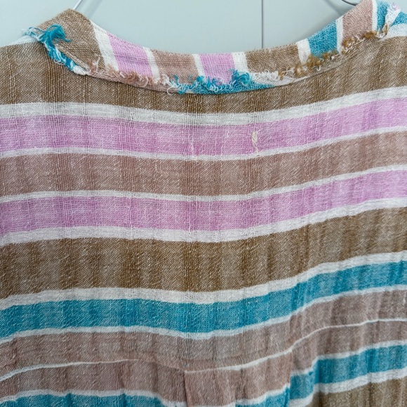 FREE PEOPLE INTIMATELY Beachy Linen Cotton Tunic Top - Picture 5 of 8